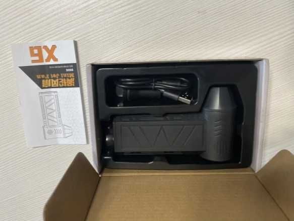 Портативний турбовентилятор турбінний міні вентилятор 39,5 м/с