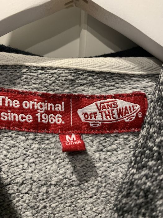 Bluza sportowa na zamek kaptur vans m