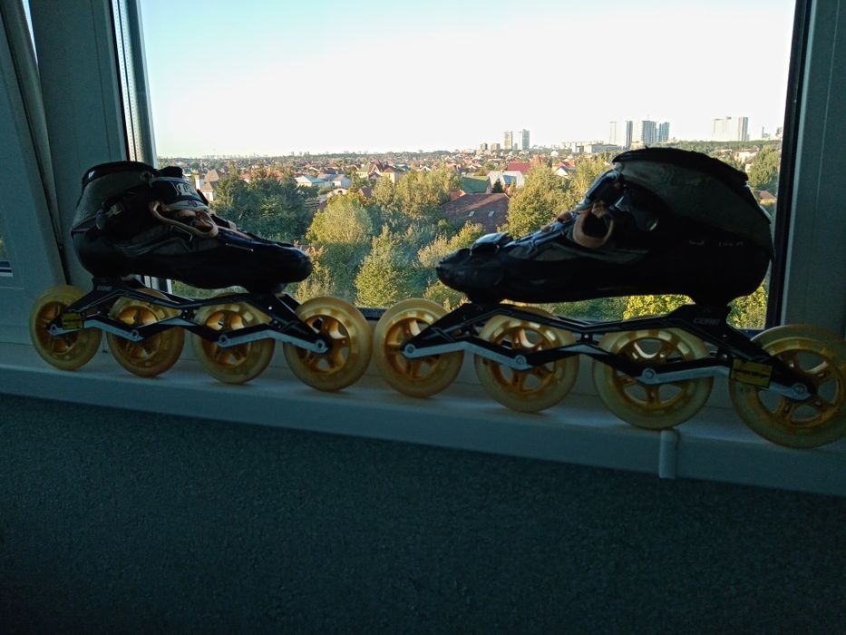 Роликові ковзани (спідскейтинг)  POWERSLIDE R4 100, 110 р. 24-25, 27