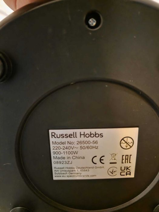 Fritadeira sem Óleo RUSSELL HOBBS Satisfry Air Pequeno 26500-56 (1.8 L - Preto)