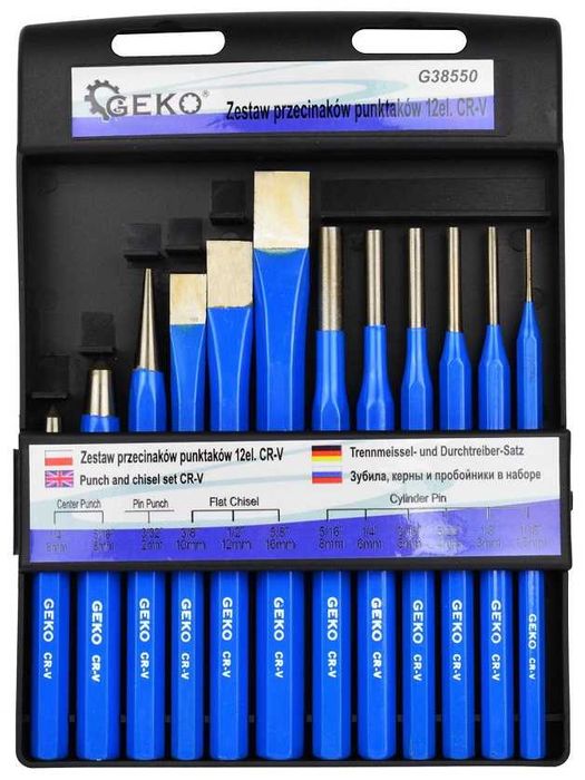 Zestaw punktaków i przecinaków - punktak - przecinak 12szt kpl