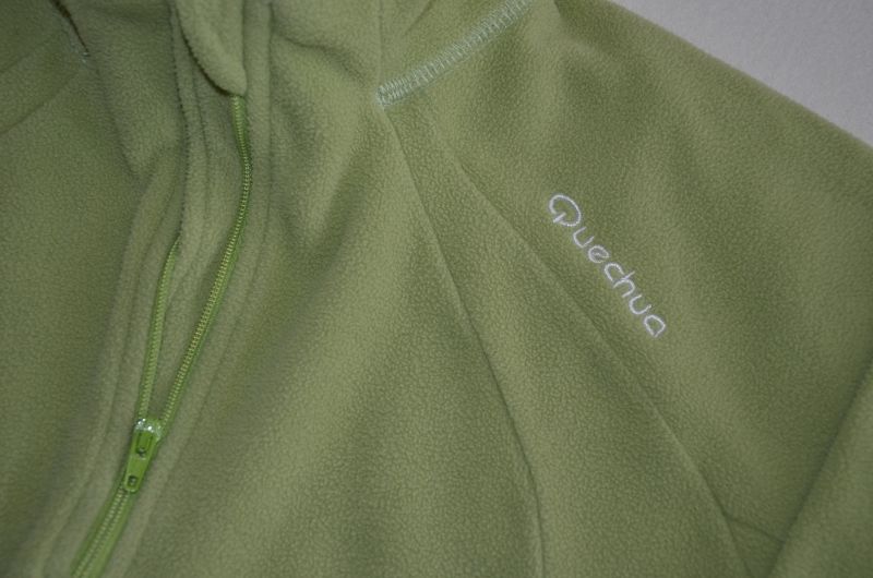 QUECHUA STRATERMIC markowa bluza polar damski zielona jak nowy S 36 38