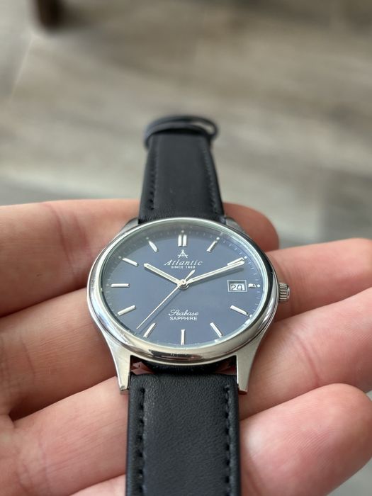 Zegarek Atlantic Seabase niebieski 60341