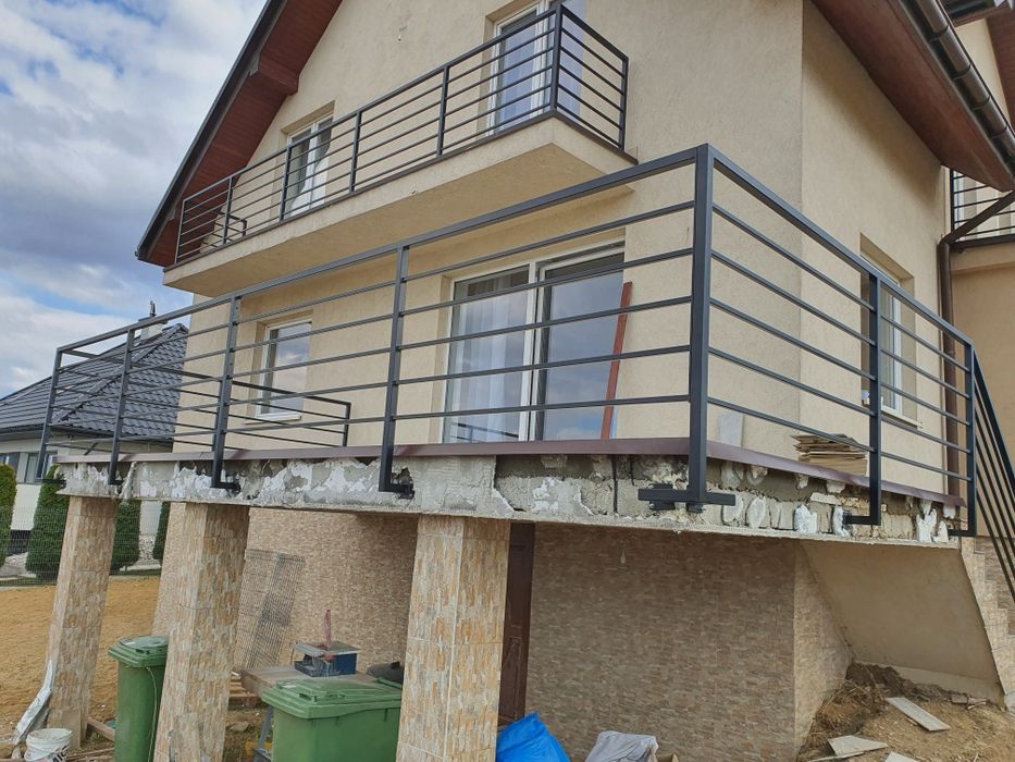 Balustrada balkonowa 20x20 ocynk ogniowy malowany proszkowo