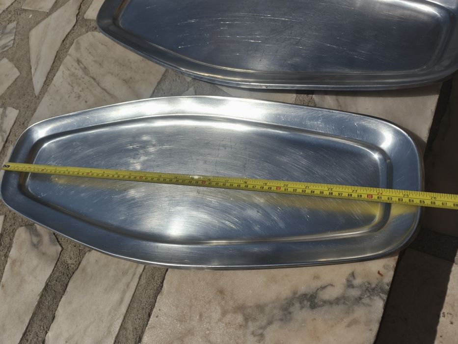 Lote de 6 Travessas de Inox para Servimento / Restauração