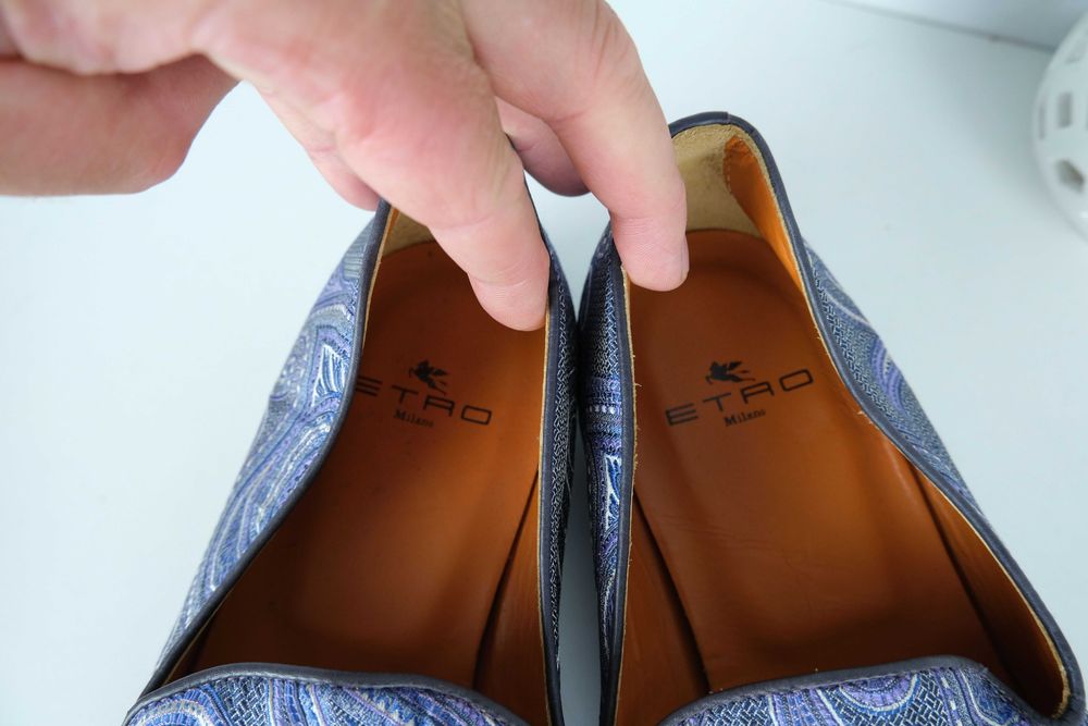 ETRO milano włoskie  mokasyny męskie  43