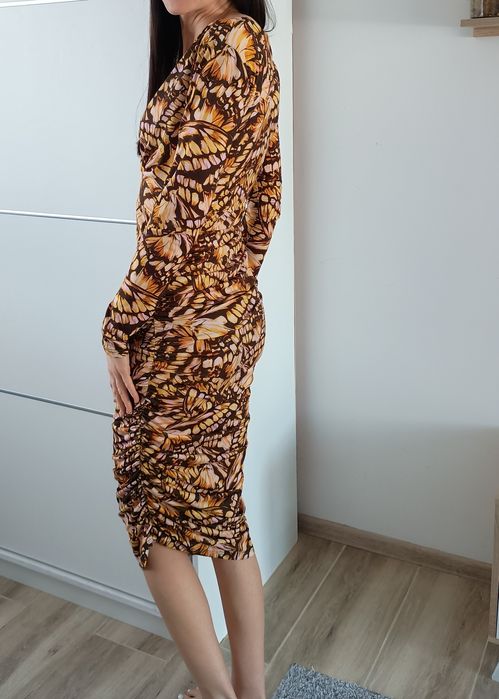 Sukienka midi ołówkowa rozmiar S za kolana