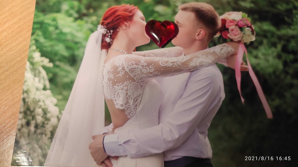 Счастливое свадебное платье