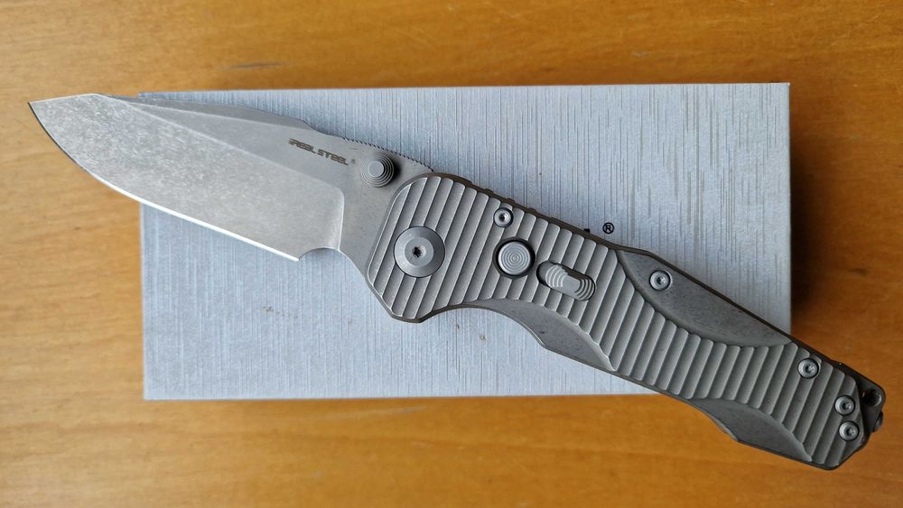 Nóż Real Steel Evolution Titanium Droppoint RE-9911 stal S35VN