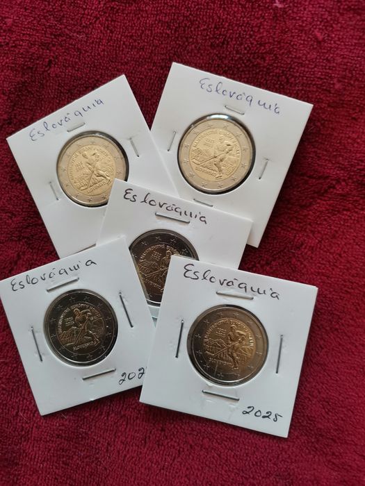 Moeda UNC comemorativa de 2€ - Eslováquia 2025