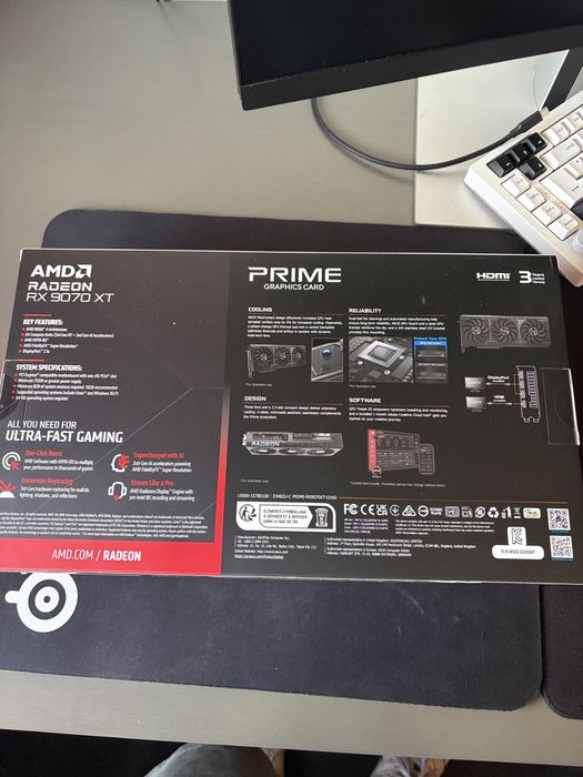 Placa Gráfica RX9070 XT Asus Prime Nova