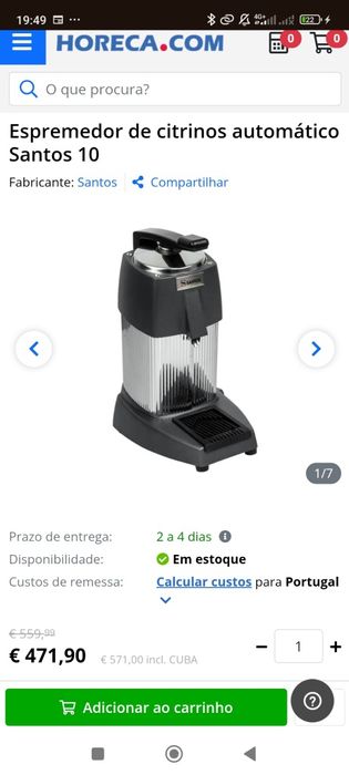 Espremedor de cítricos 110