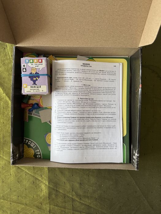 Настільна гра Мафія