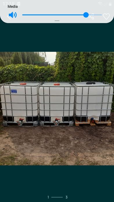 Zbiorniki 1000L mausery