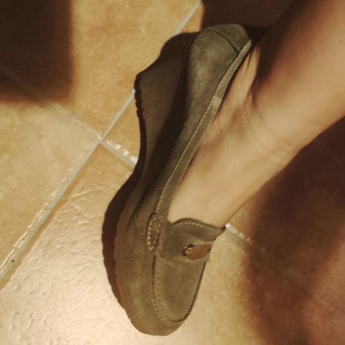 Sapatos cunha bejes senhora 36