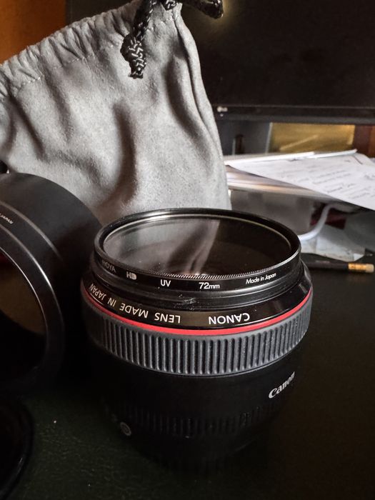 Objetiva Canon EF 50mm f1.2 L
