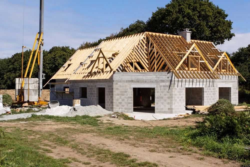 Будівництво будинків.
