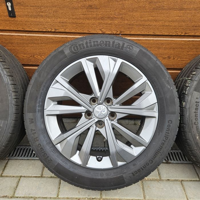 Koła letnie peugeot