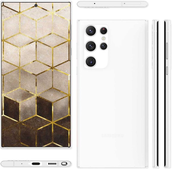 NALIA etui Samsung Galaxy S22 Ultra slim przeźroczyste mat mocne slim
