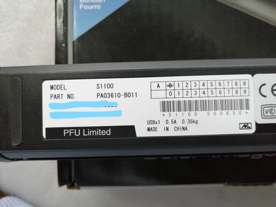 Fujitsu ScanSnap S1100 Handheld Scanner64752337714947122