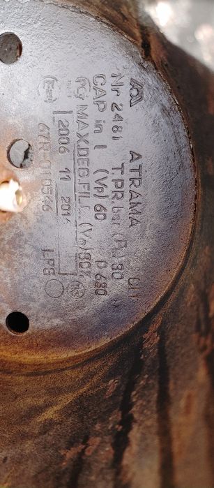 Газовый балон в авто