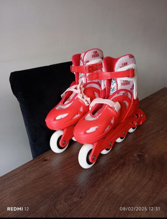 Patins vermelhos