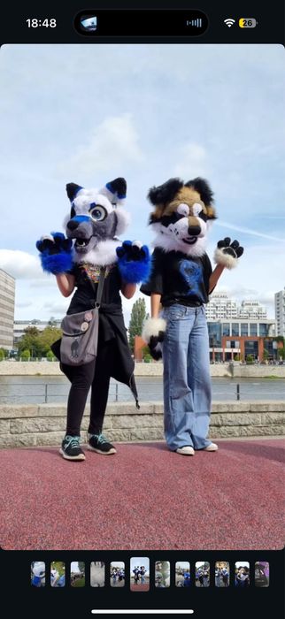 furry fursuit mini partial