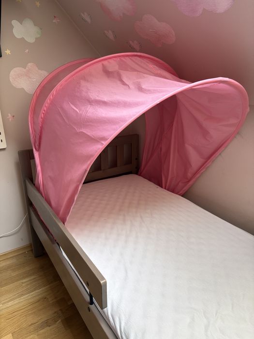 Baldachim Ikea sufflett różowy