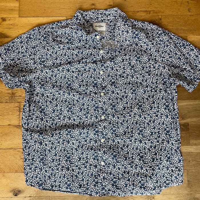 Goodfellow Męska Wakacyjna Koszula Kwiaty Modna Rozm. 2xl
