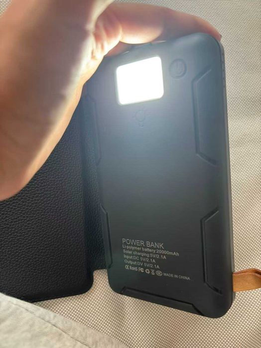 Power Bank Solar 20000mAh — NOVO