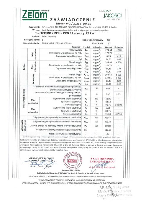pelet 5KLASA groszek! kocioł piec 10KW 50-100m2 dostawa 0zł!