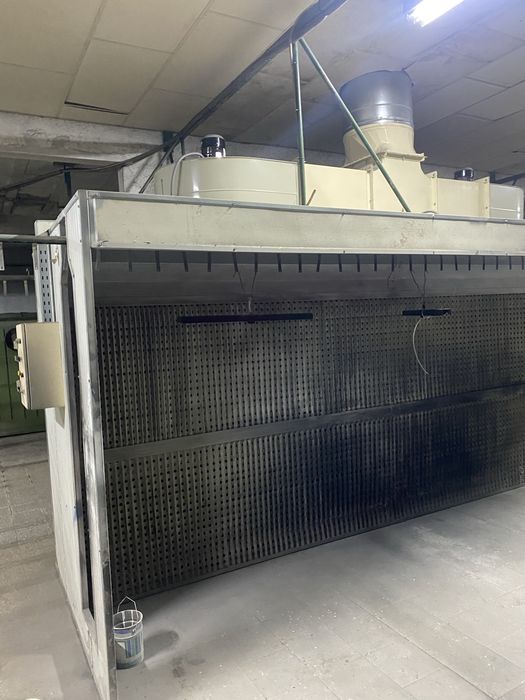 Cabine de pintura  com filtros secos