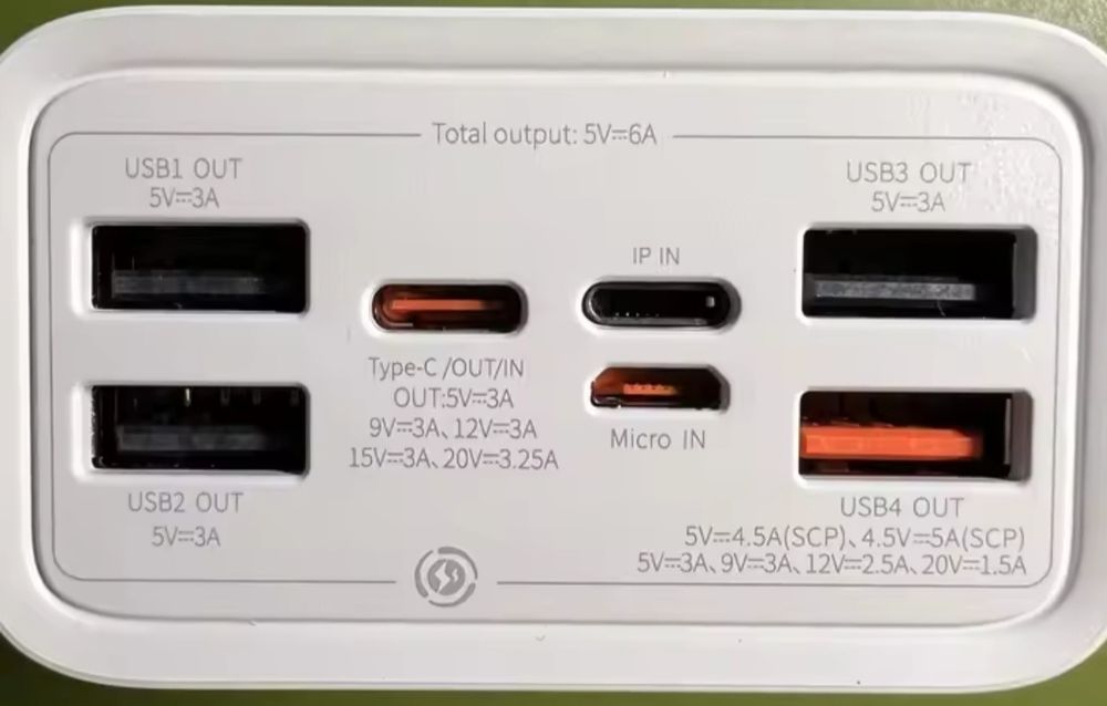 Павербанк Powerbank Baseus 65W швидка зарядка