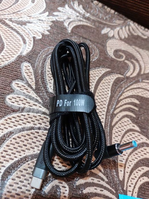 Кабель для ноутбуку USB Type-C DC 4,0x3,0 100W, новий