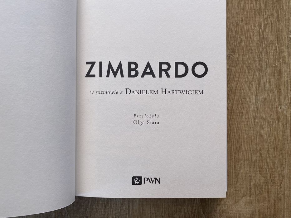 Zimbardo w rozmowie z Danielem Hartwigiem - książka
