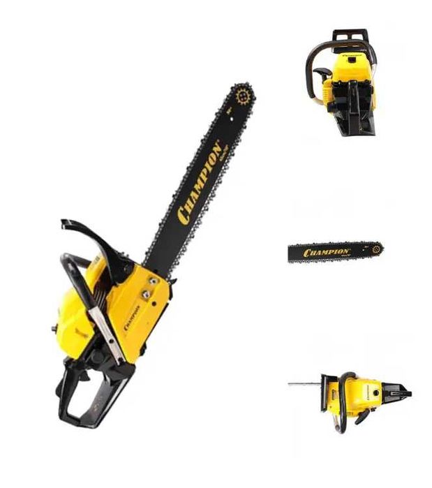 Професійна бензопила CHAMPION 52 см³ – з напрямною 45 см