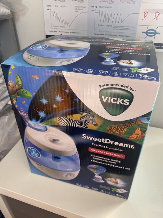 Nowy nawilżacz powietrza Vicks z projektorem
