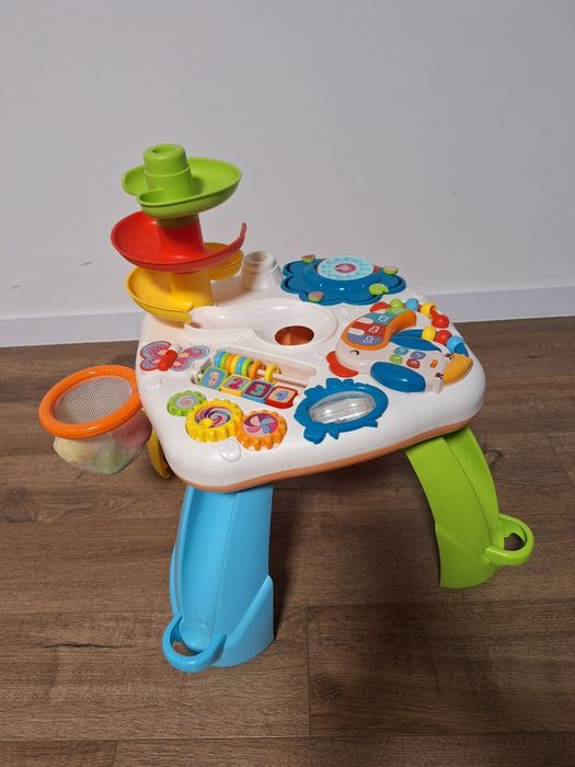 Інтерактивний столик дитячий Горка мячики музика Бізі столик