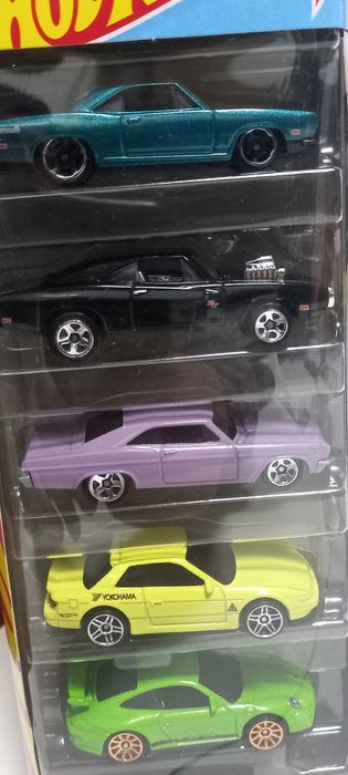 Pack 5 fast furious hot wheels