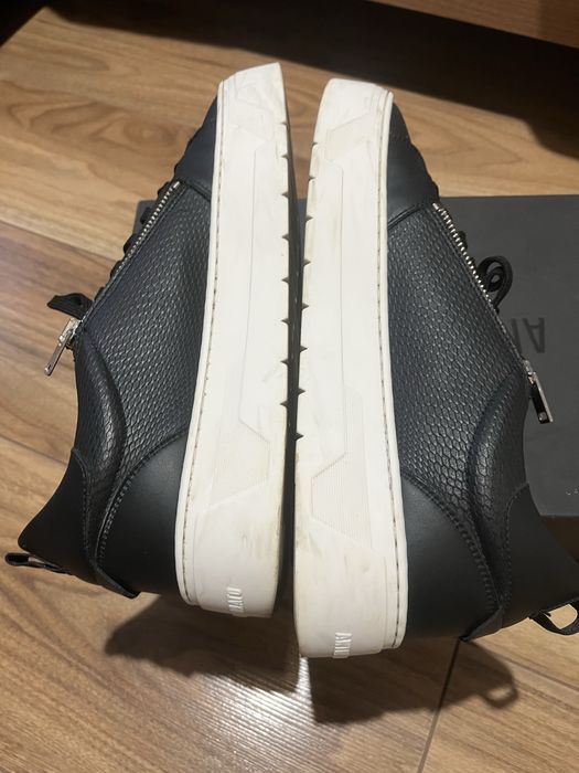 Antony Morato zipper buty sneakers skora czarne 44