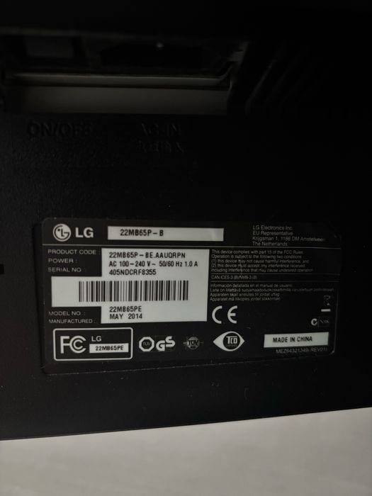 Monitor LG 22MB65P-B (22 cale, 60 hz)