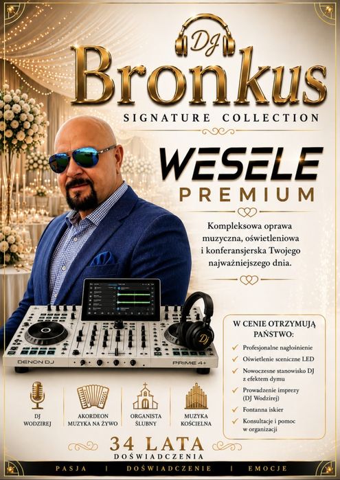 Dj Bronkus  na Twoją impreze 18-stka wesele urodziny rocznica ślubu