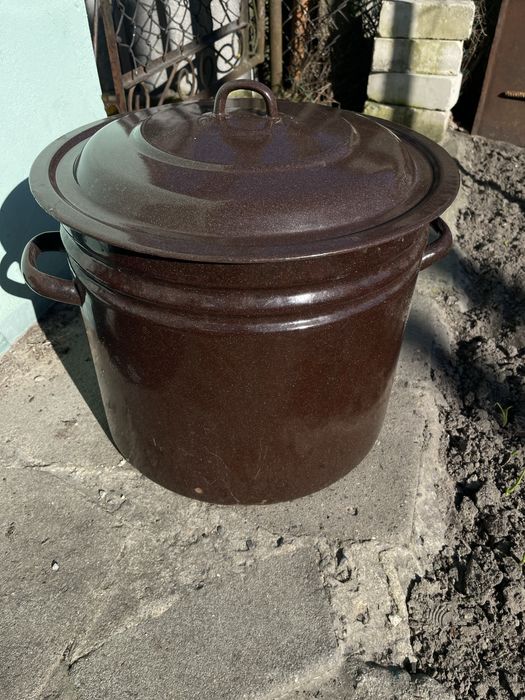 Кастрюля емальована 40 л.