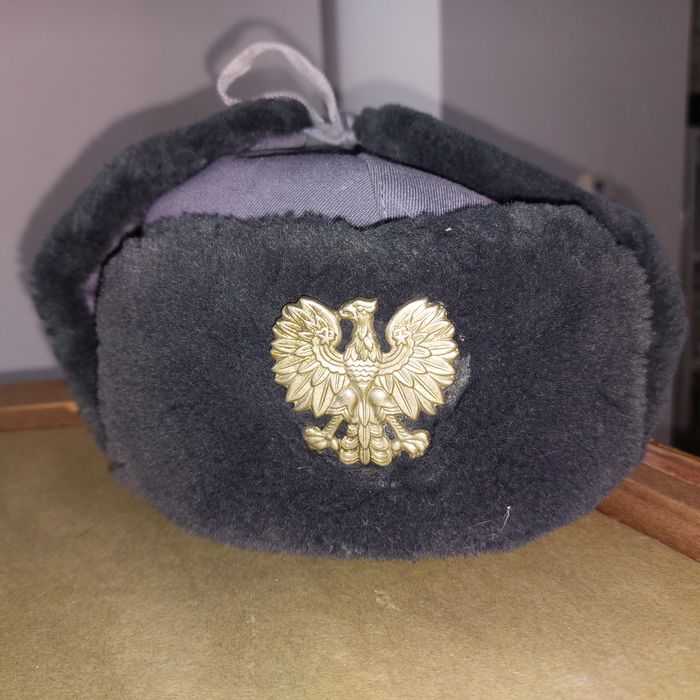 MO ZOMO Milicja czapka uszanka zimowa r.55