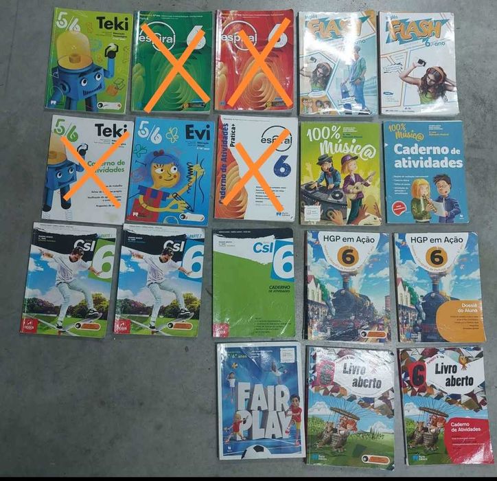 Manuais Escolares e Livros de Fichas 5° e 6° ano