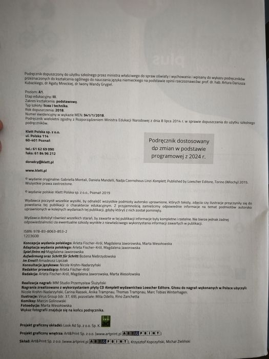 Komplett plus 1 podręcznik