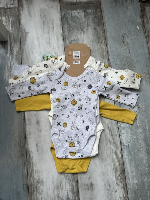 Набір бодіків 5 шт  3 місяці 62 см