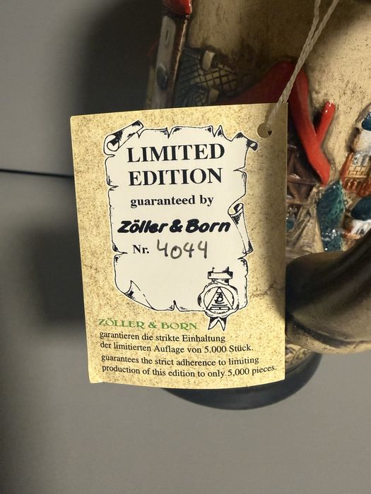 Колекційний пивний кухоль Zöller & Born. 1L.