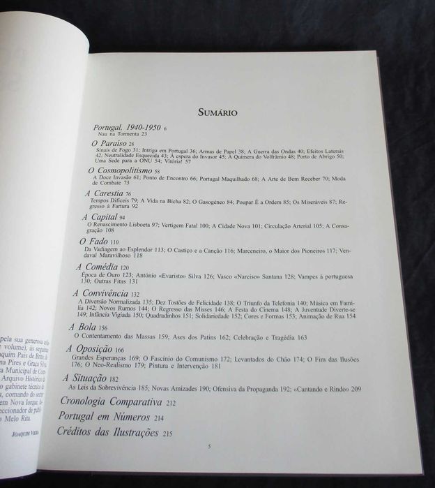Livro Portugal Século XX Crónica em Imagens 1940 a 1950