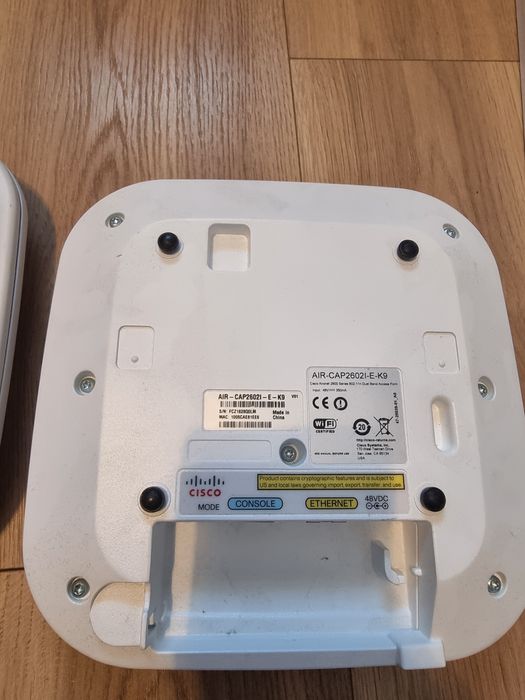 3x Cisco AIR-CAP2602I-E-K9 + 3x PoE 48V – Profesjonalne Access Pointy